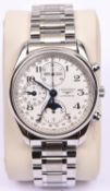 A Longines Master Collection Annual Calander Automatic watch with automatic self winding