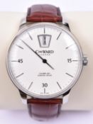 A Christopher Ward C9 Harrison Jumping Hour Mk.II watch with automatic self winding mechanism. A