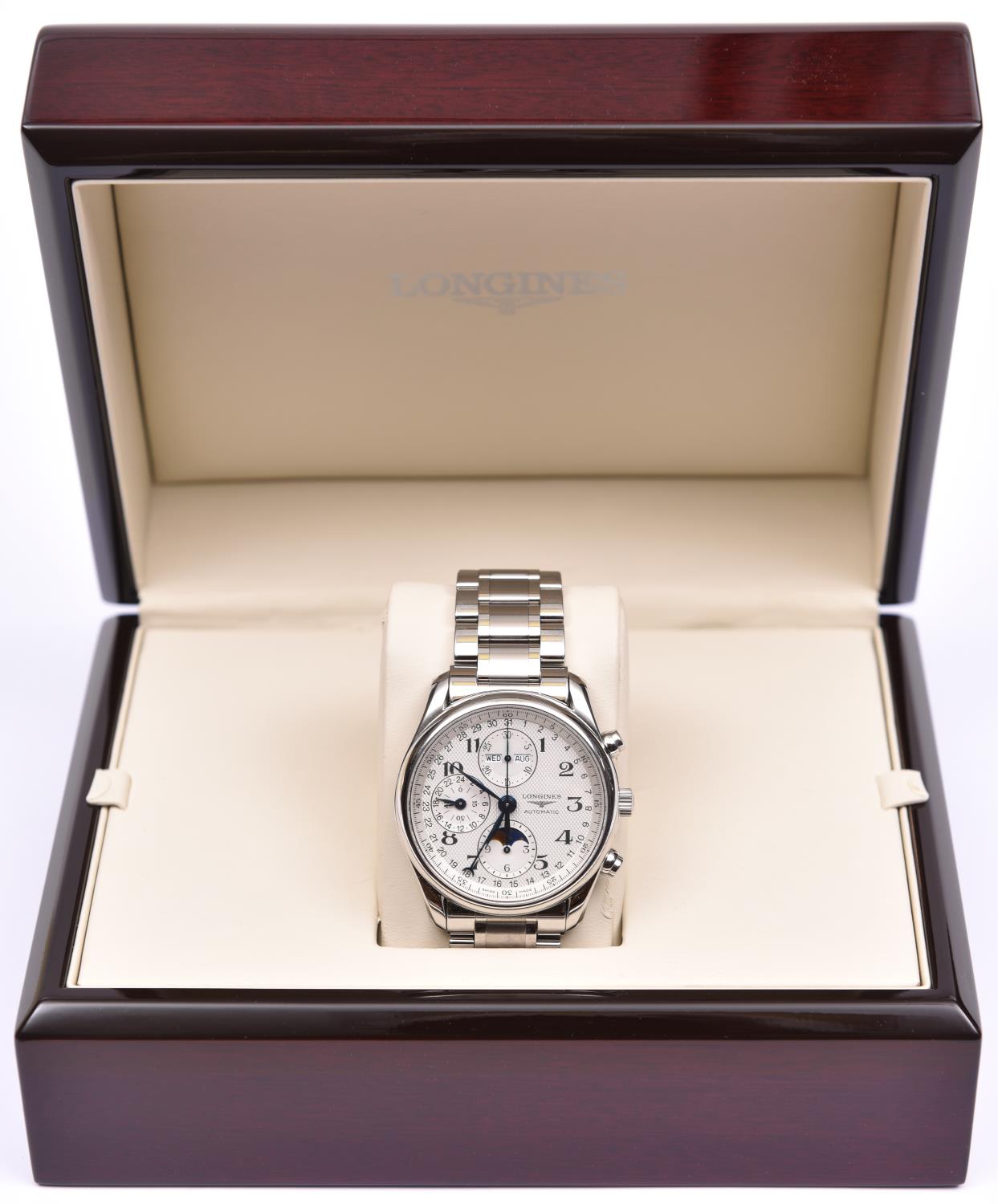 A Longines Master Collection Annual Calander Automatic watch with automatic self winding - Image 3 of 4