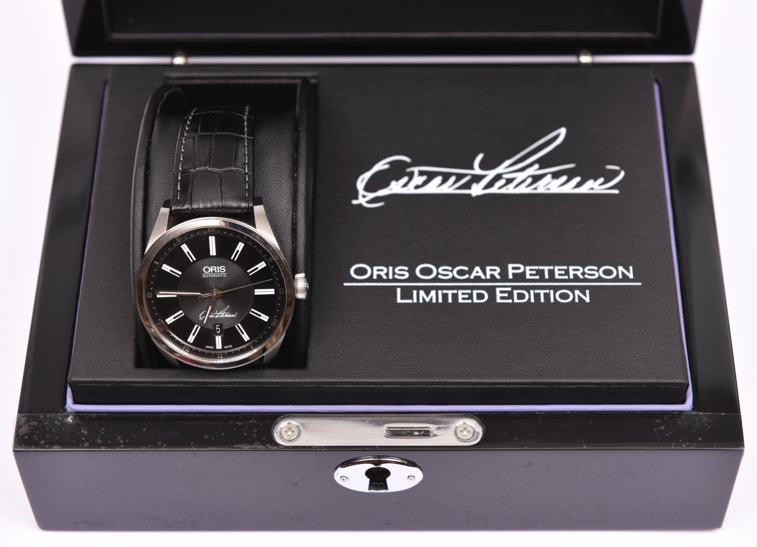 An Oris Oscar Peterson Automatic watch with automatic self winding mechanism. Limited edition (311/ - Image 3 of 4