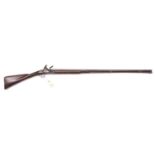A 16 bore flintlock sporting gun, by Joseph Hunt, Queen Street, London, c 1775, 54" overall, 2 stage