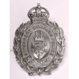 A pre 1952 Stockport Borough Police chrome plated helmet plate. GC £45-50