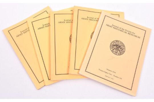 “Journal of the Society for Army Historical Research”, a large quantity, circa late 1990s to 2010,