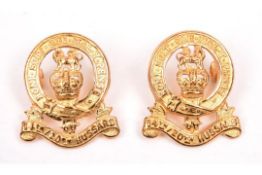 A good pair of post 1953 officer’s gilt collar badges of the 14/20th Hussars. As New Condition,