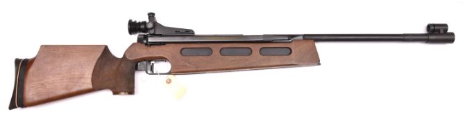 A good .177” Original air rifle, barrel 18½”, side lever cocking, with peep rear sight, wooden