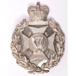 An ERII officer’s silver plated plaid brooch of the 7th Gurkha Rifles, identical to cross belt plate