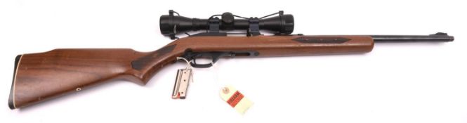 **A .22" LR Marlin Model 995 semi automatic box magazine rifle, number 15350606, barrel 18" with