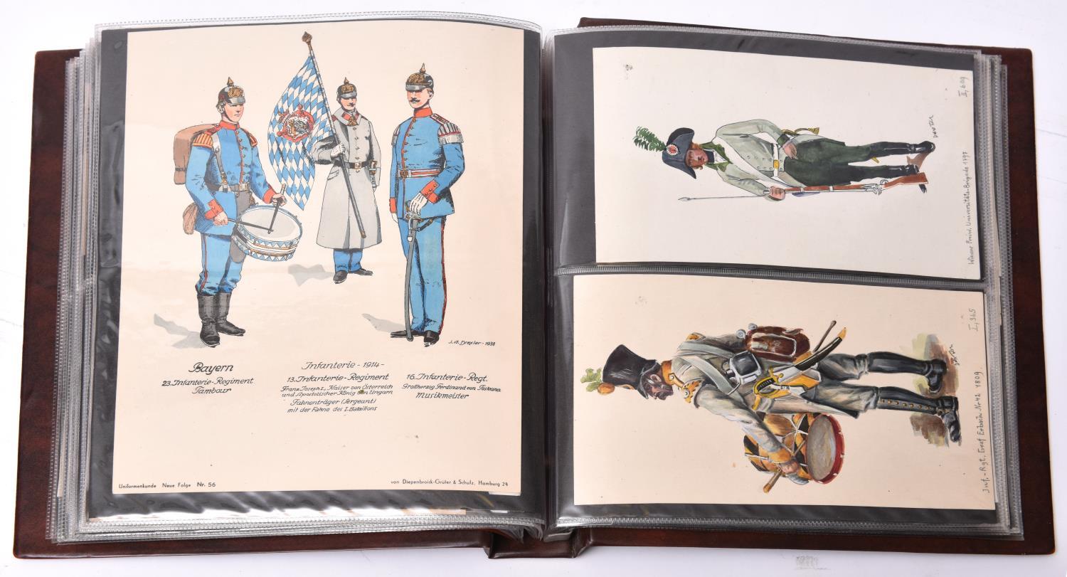 Over 80 well executed original water colour drawings, mostly of late 19th and early 20th century