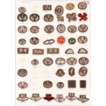 Approximately 160 British Army cloth trade and proficiency badges, WWII type to current,