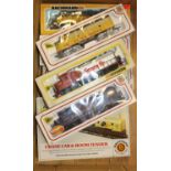 7x Bachmann HO gauge US railway items. 6x Bo-Bo diesel locomotives; Union Pacific 731, in yellow and