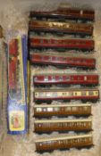 10x Hornby Dublo items for 3-rail running. A BR Coronation Class 4-6-2 locomotive, Duchess of