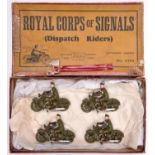 A Royal Corps of Signals (Dispatch Riders) Set (1791). Comprising 4 Dispatch Riders in military