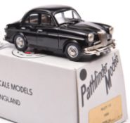 Pathfinder Models PFM.14 1958 Riley 1.5. In black with cream interior, silver wheels with plated