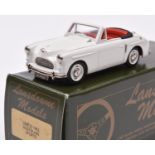 Lansdowne Models LDM.22 1952 Austin A40 Sports. Top down example in white with bright red