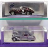 2 Spark 1:43 GT Cars. Talbot No. 8 Le Mans 1939, drivers P De Massa and J-N Mane. Plus Jaguar