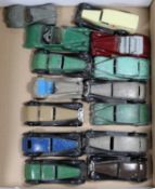 14x Dinky Toys, 36/38 series, etc. Mainly for restoration. Including; Frazer-Nash, Lagonda,