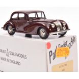 Pathfinder Models PFM 36 1960 AC 2 Litre. In maroon with dark red interior, plated wheels and 'LJH