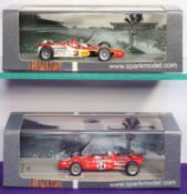 2 Spark 1:43 Racing Cars. Coyote No.14 Winner Indy 500 1967, AJ Foyt. Plus a Eagle Mk4 No.3 Winner