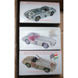 3 Paul's Model Art 1:24 'First Class Collection' Mercedes-Benz Racing/Sports Cars. A 300SLR '