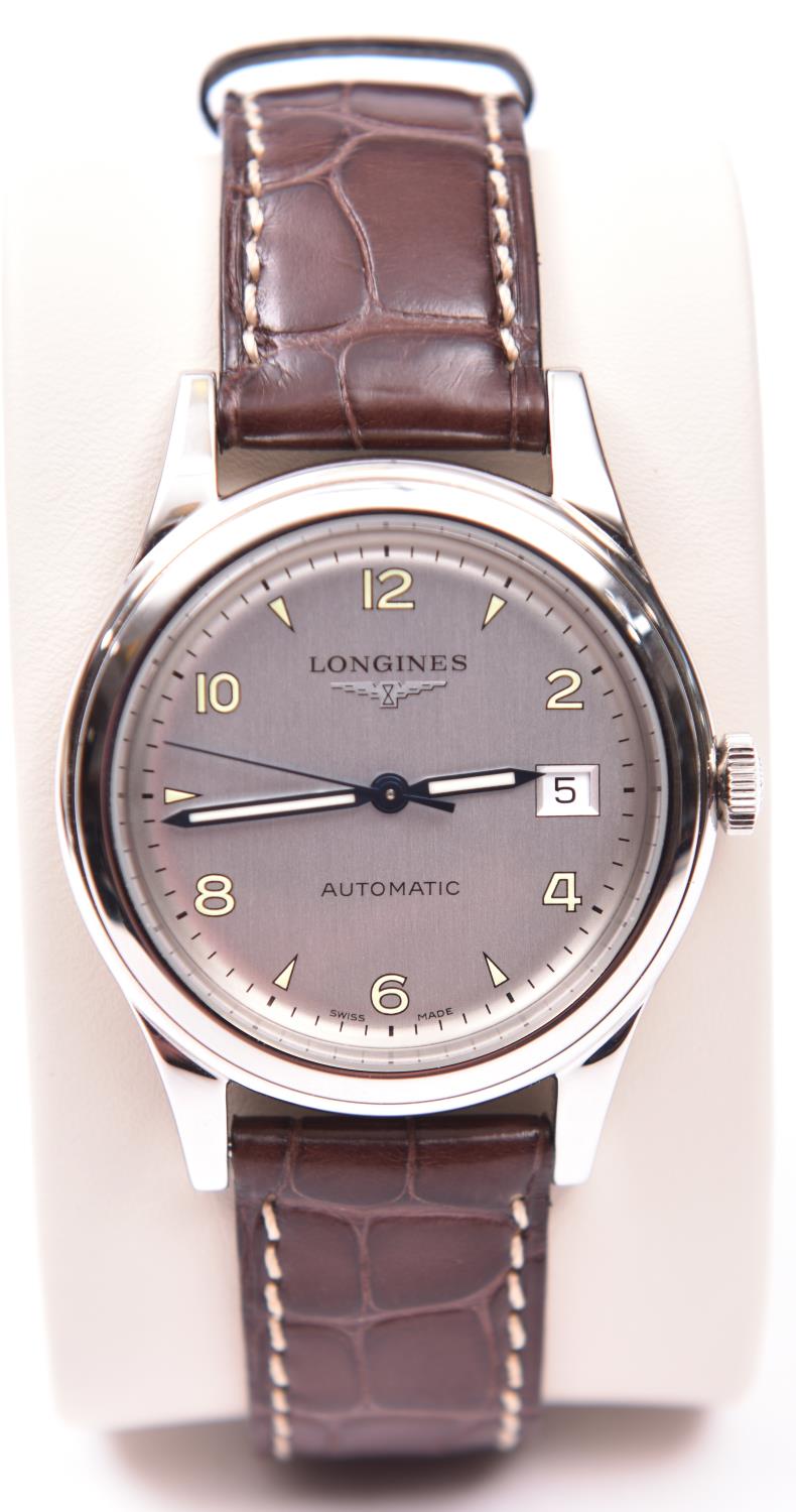 A Longines Expeditions Polaires Francaises Automatic watch with automatic self winding mechanism. (