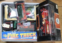 9 Fire Appliance Vehicles by Signature, Golden Wheel, Ertl etc. Various scales. Including 1924 Stutz