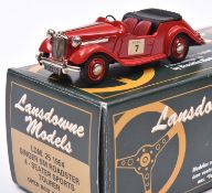 Lansdowne Models LDM.25 1954 Singer SM Roadster 4-Seater Sports Tourer. In bright red with red seats