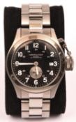 A Hamilton Khaki Automatic H774150 150 watch with automatic self winding mechanism. With titanium