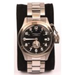 A Hamilton Khaki Automatic H774150 150 watch with automatic self winding mechanism. With titanium