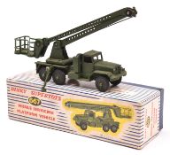 Dinky Supertoys Missile Servicing Platform Vehicle (667). In olive green. Boxed, with packing and