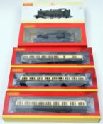 4 Hornby Great Western Railway items. Class 61XX Large Prairie 2-6-2T locomotive. RN 6110 (R3721).