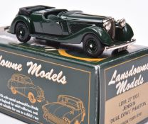 Lansdowne Models LDM.27 1937 Jensen 'Dual Cowl' Phaeton. In British Racing Green with similar