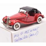 A very limited issue Midas Models Special No.5 J & M Classics 1955 M.G.T.F. Top-Up. Finished in