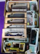 Quantity of Oxford Diecast, Omnibus and Haulage 1:76 scale coaches and commercial vehicles etc. 5x