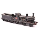 An O gauge kitbuilt model of a LNWR Improved Precedent Class 2-4-0 tender locomotive, Hardwicke 790,