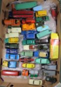 36x Dinky Toys, mainly for restoration. Including; Duple Roadmaster, Bedford Tipper, Loudspeaker