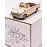 Kenna Models Triumph Vitesse. A Limited Edition 44/600. An example in cream with maroon interior, '