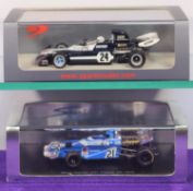 2 Spark 1:43 Racing Cars. Matra MS120 No.21 French G.P. 1970, J.P. Beltoise. Plus a Surtees TS14