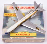 Dinky Supertoys Caravelle S.E. 210 Airliner. (60F/891). An example in white, silver and blue Air
