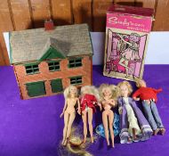 A mid-1960s Sindy Doll, Sindy's Own Wardrobe and a large quantity of original clothes including;