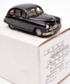 Kenna Models Standard Vanguard Saloon. An example in black with cream interior, silver wheels with