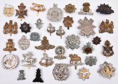 British military cap badges: including Boer War Home Counties etc. Reserve Regiment, 12th London (