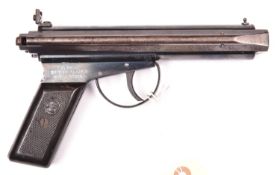A scarce .177” “Warrior” air pistol, made between 1931 and 1939, this appears to be an early example