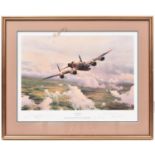 2 limited edition framed coloured aircraft prints: “G for George” by Robert Taylor, number 341 of