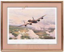 2 limited edition framed coloured aircraft prints: “G for George” by Robert Taylor, number 341 of