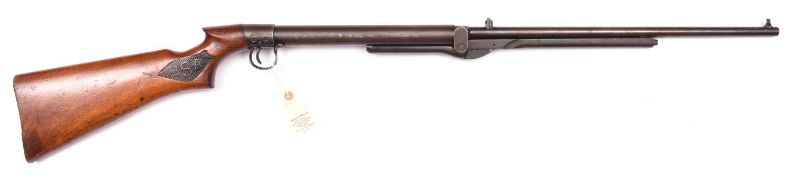 A .22” BSA “Standard” underlever air rifle, number T7265 (1939), 45½” overall, barrel 19”, the 3