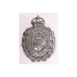A pre 1952 Stockport Borough Police chrome plated helmet plate. GC £30-40