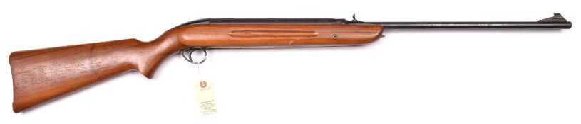 A .22” BSA Airsporter Mk II underlever air rifle, number GD17237 (1959-65), with self opening