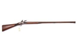 A good 12 bore Scottish flintlock sporting gun by William Heriot of Edinburgh, c 1775; 56"