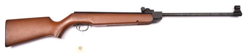 A .22” Webley Victor break action air rifle, number 018709, circa early 1980s, with fully adjustable