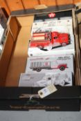 5 First Gear 1/34 1950's American Trucks. 2x 1951 Ford F-7 Fire Trucks, 'City of Franklin' and '
